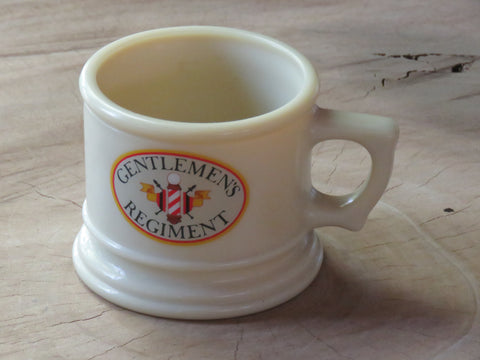 Gentlemen's regiment shaving cup