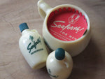 Seaforth shave mug, shaving soap and bottle set.