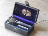 Cased GEM 1912 Damaskeene Single edge (V404)