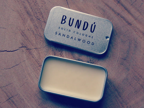 Sandalwood solid cologne